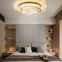 Moderne kreative runde Kristalldecke