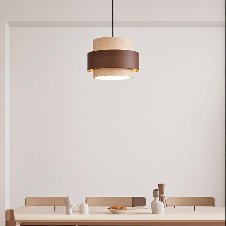 Retro sten Wabi-Sabi pendel