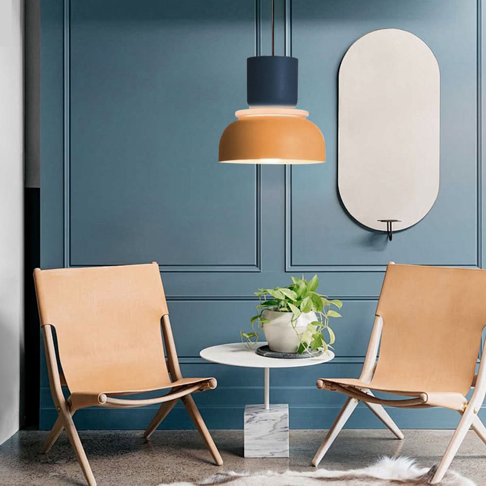 Lampadario in acrilico Macaron semplice nordico Glarefusion