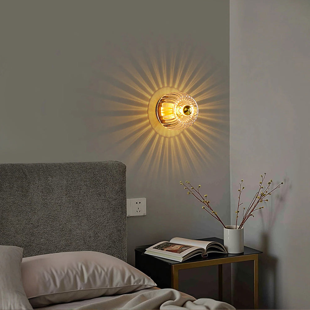 Elegante lampada da parete nordica Bauhaus