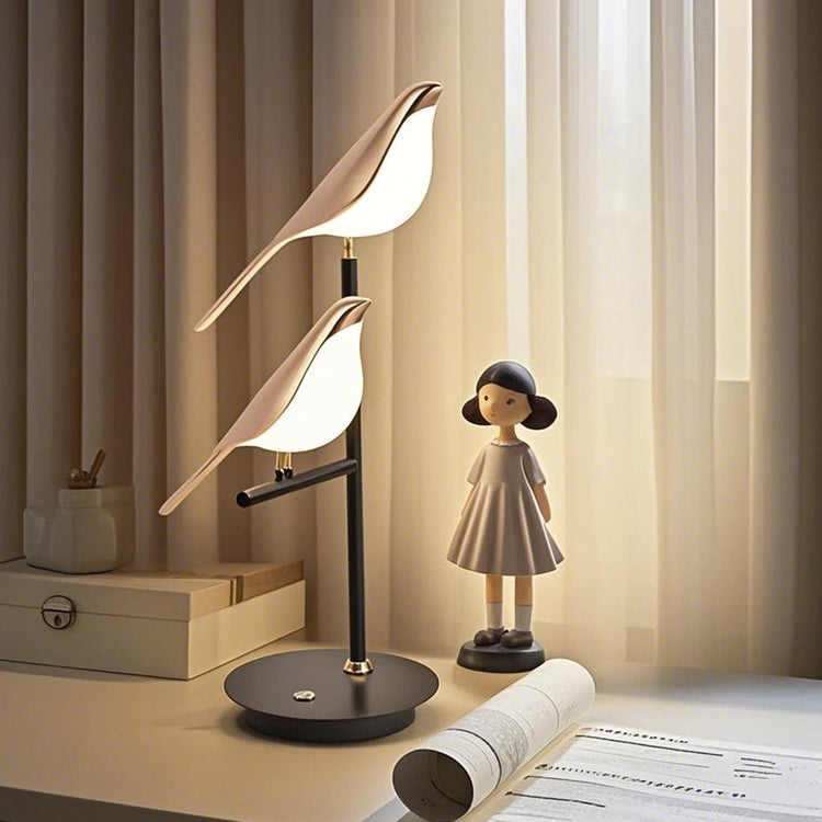 Glarefusion Chic Double Bird Bordlampe