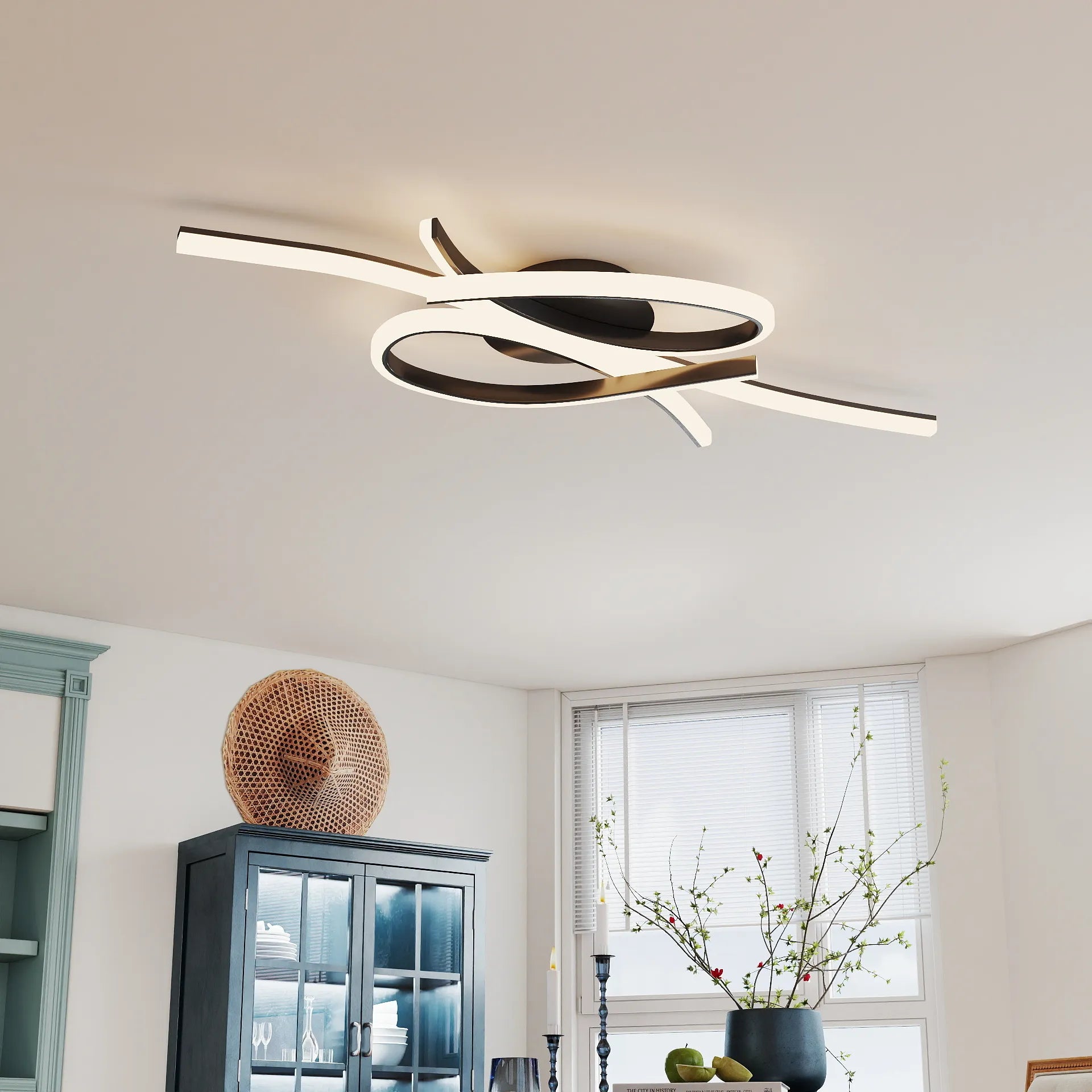 Modern Creative Musical Notes Ceiling Light