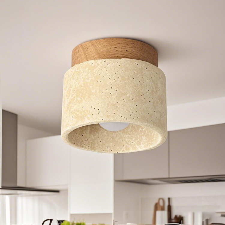 Lampada da soffitto moderna in stile creativo color crema
