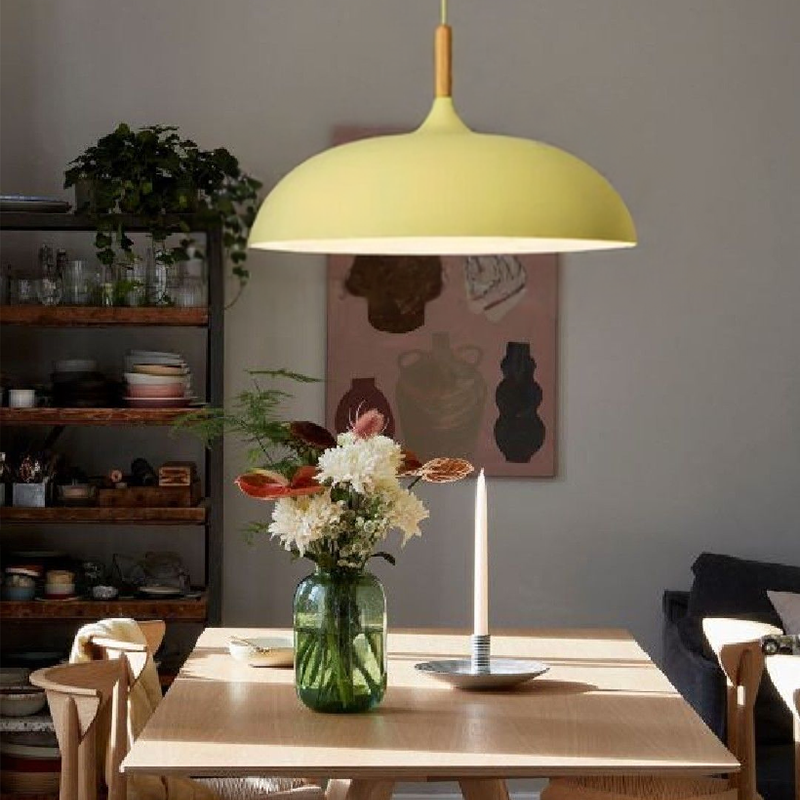 Glarefusion Lampe suspendue moderne à dôme simple