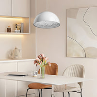 Glarefusion Modern Creative Semicircular Glass Pendant Light