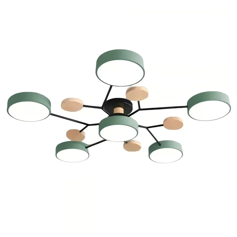 Plafonnier LED circulaire moderne nordique en acrylique