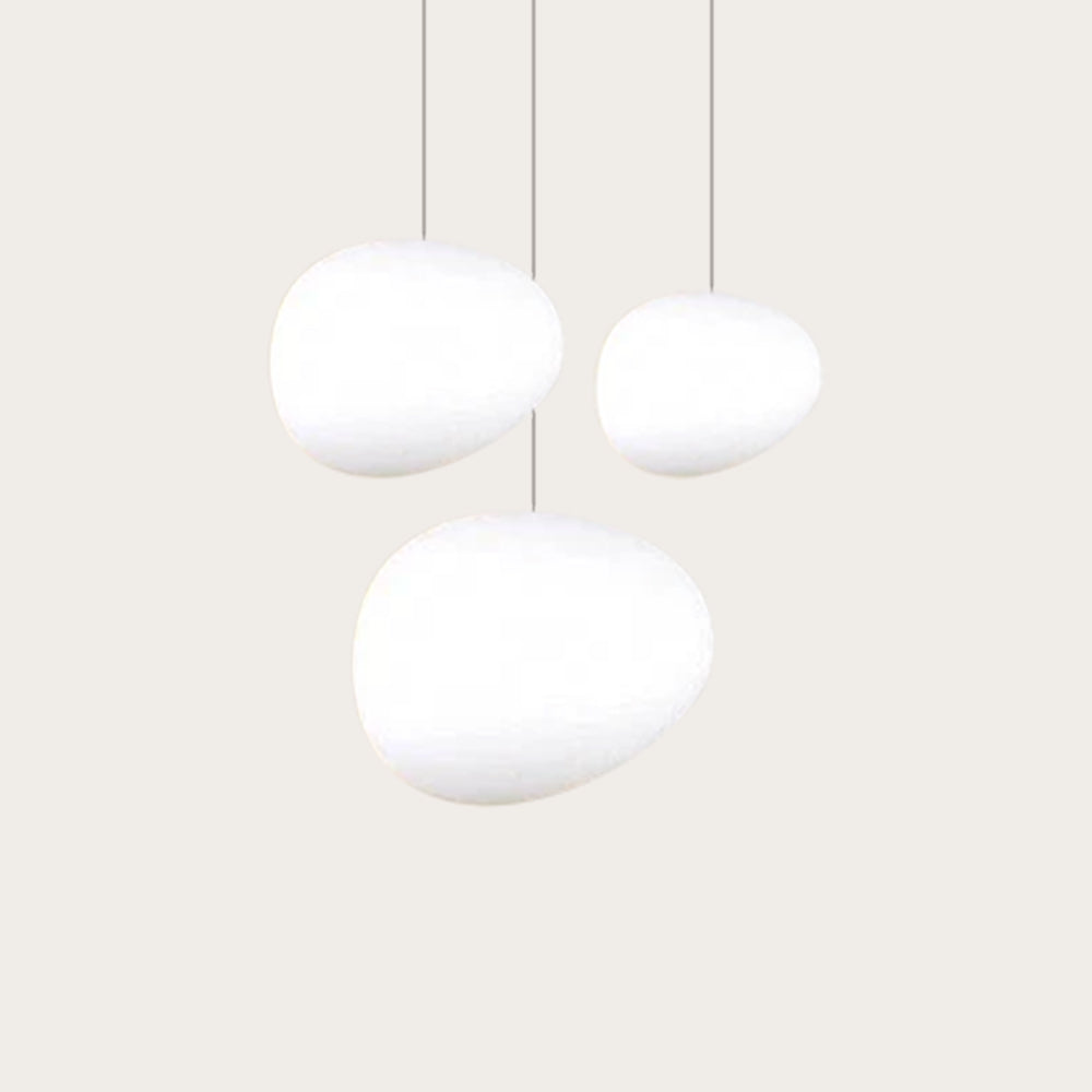 Nordic Art Deco Wohnzimmerkieselpendelleuchte