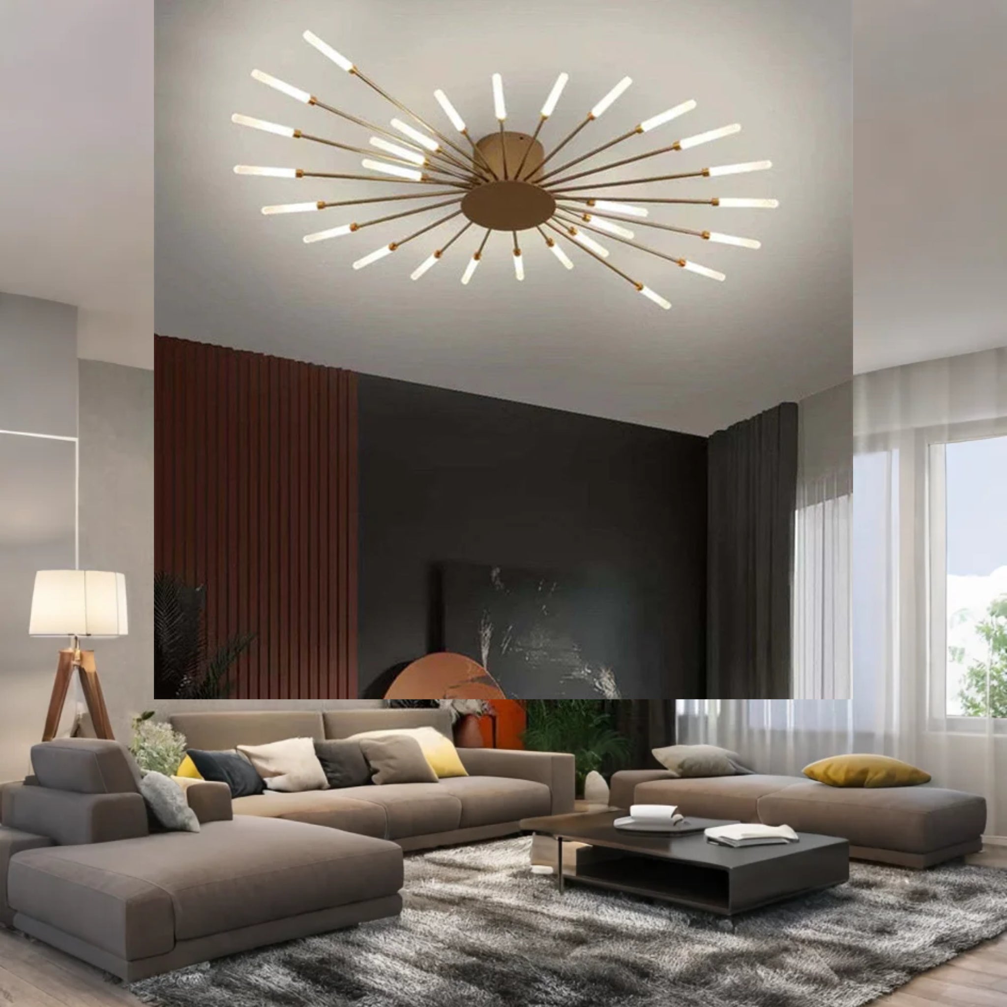 Luci da soffitto con fuochi d'artificio
