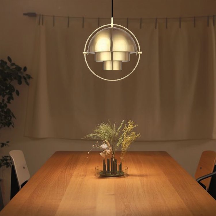 Glarefusion Creative Metal Ring Pendel i flere lag