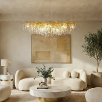 Modern Light Luxury Water Drop Crystal Chandelier