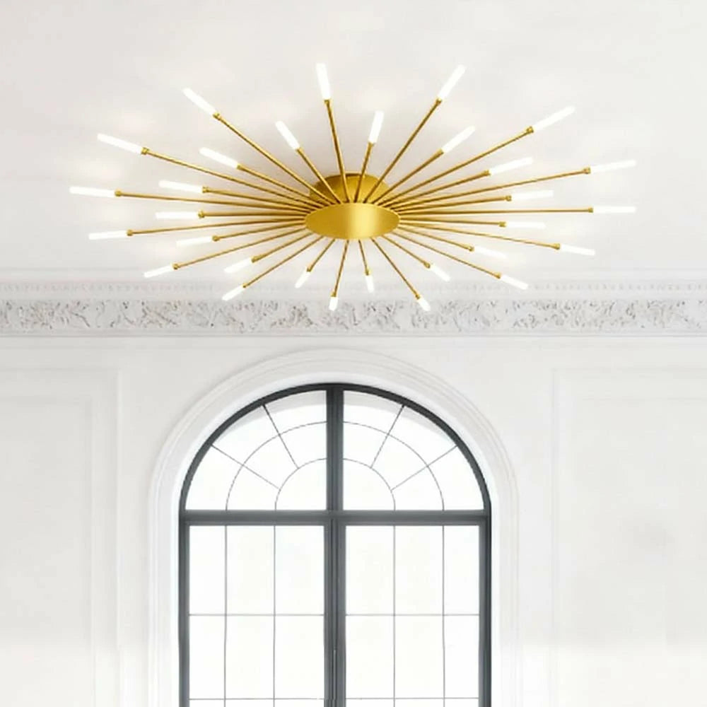 Luci da soffitto con fuochi d'artificio