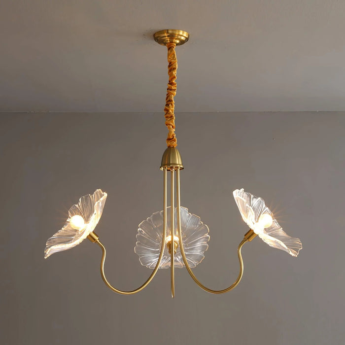 Lotus Bloom Illumination Chandelier