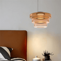 Lampe à suspension en verre de style Bauhaus