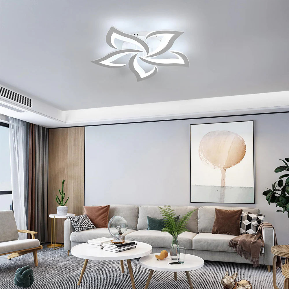 Moderne kreativ blomsterformloftlys