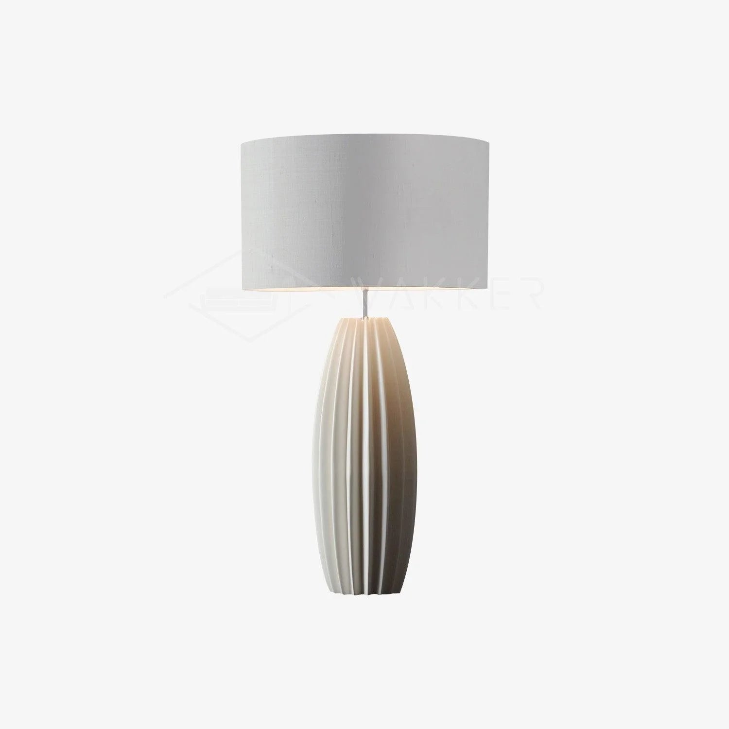 Modern Drum Ceramic Table Lamp