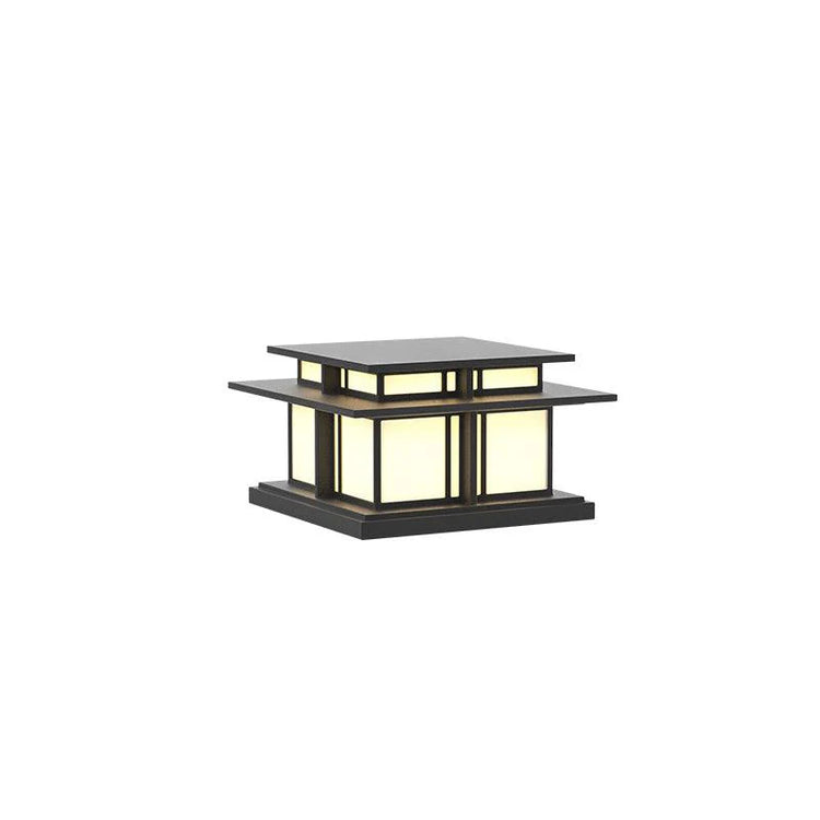 Retro Square Stainless Steel Outdoor Light