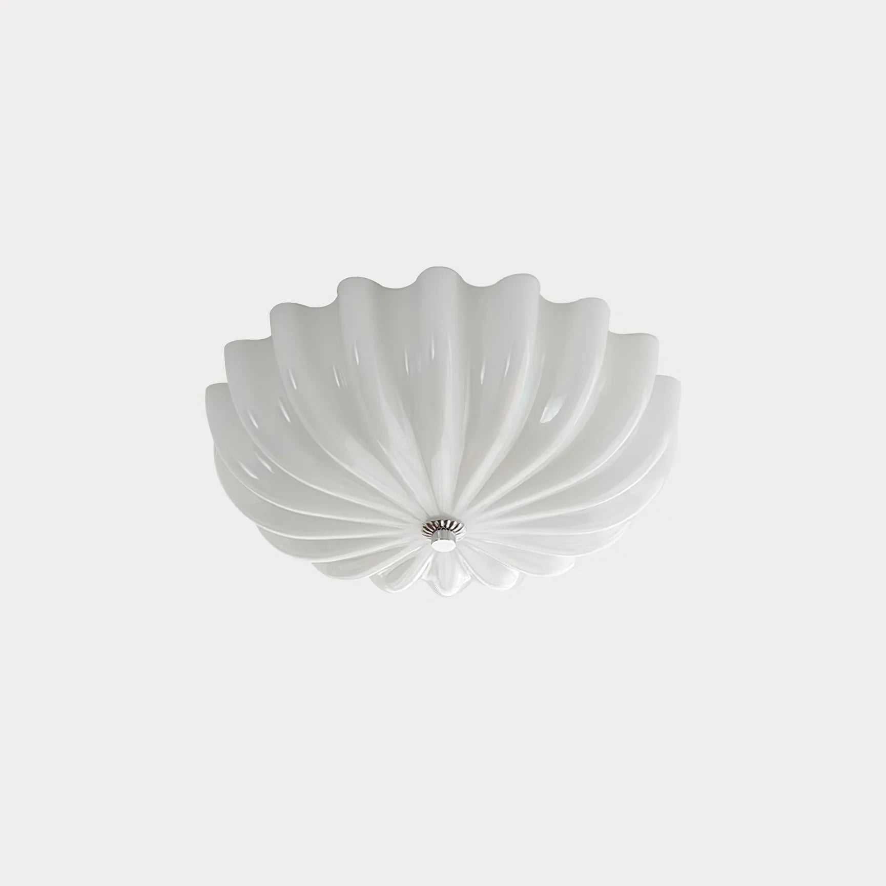 Modern Round Flower Glass Ceiling Light