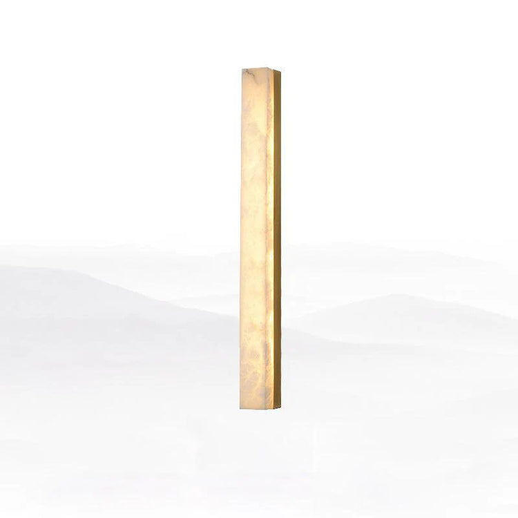 Stylish Narrow Vertical Marble Wall Light