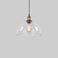 Scandinavian Transparent Glass Pendant Light