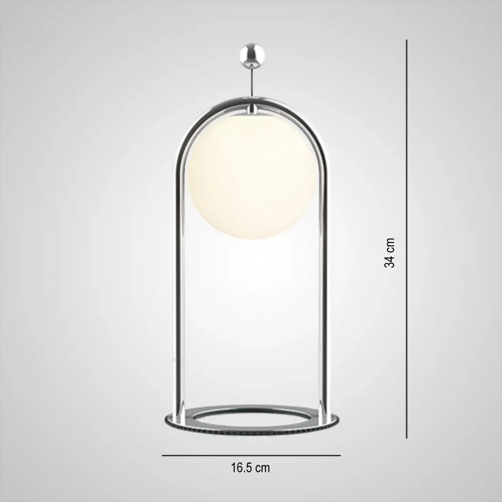 Moderne luksusbedskabsbordlampe