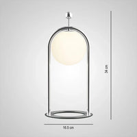 Moderne luksusbedskabsbordlampe