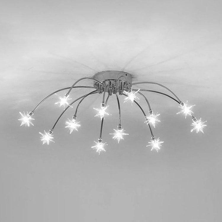 Opulent Star-Globe glass Ceiling Light