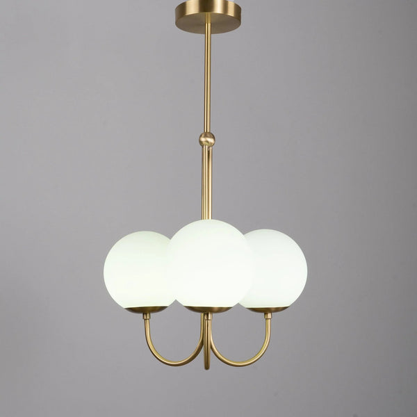 Moderne sfære glas pendel lys