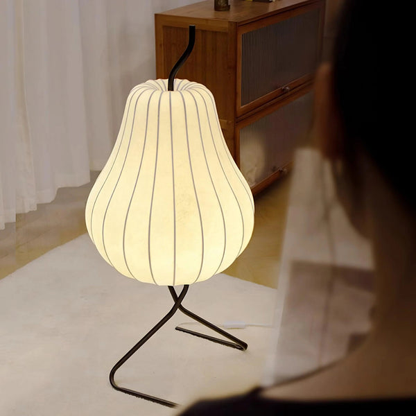 Pear Silk Floor Lamp
