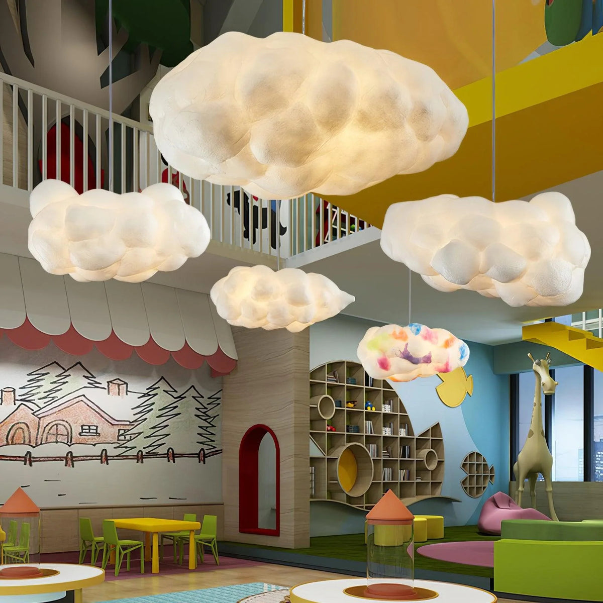 Modern Creative Cloud-Shaped Ceiling Lamp