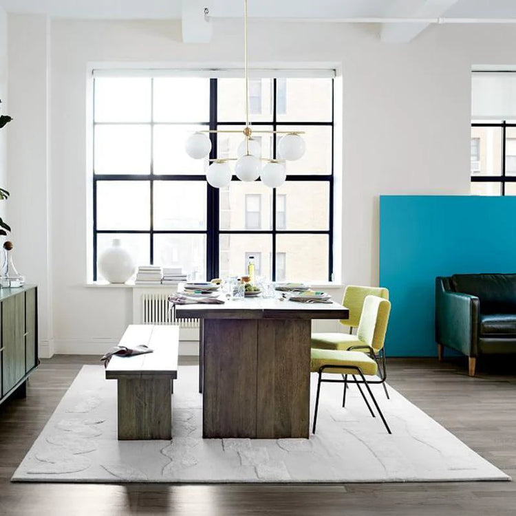 Moderne sfærisk glaslysekrone