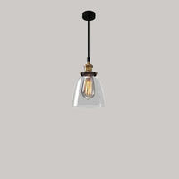 Scandinavian Transparent Glass Pendant Light