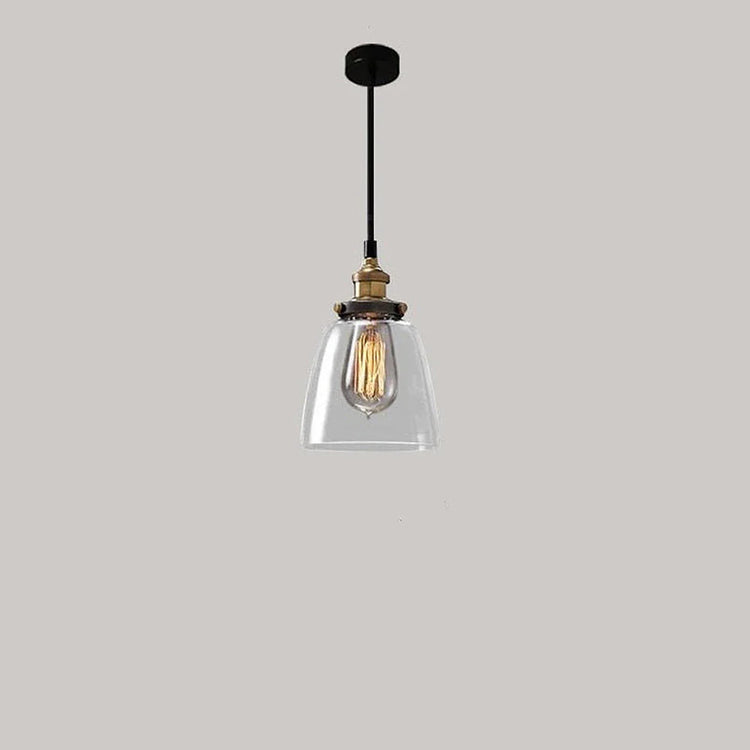 Scandinavian Transparent Glass Pendant Light