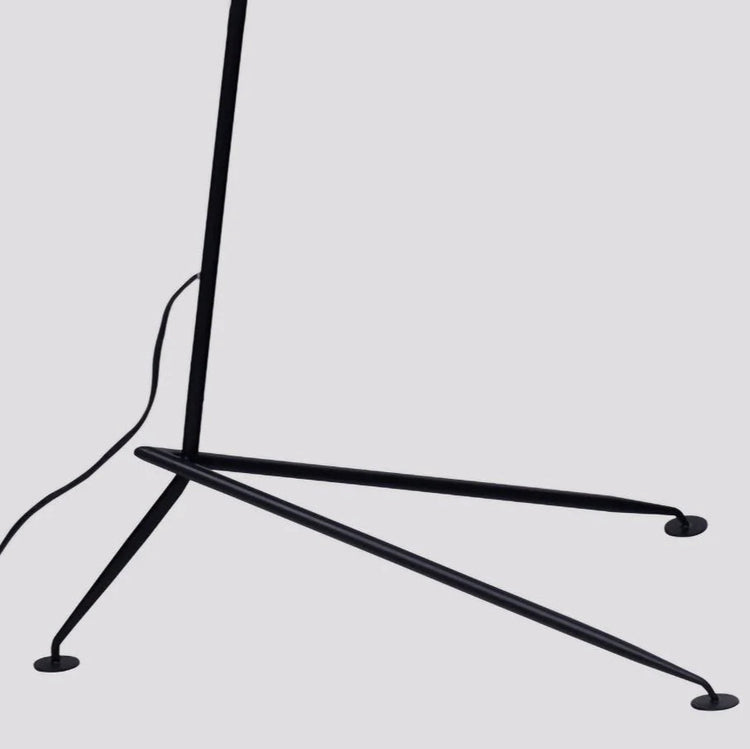 Avant-garde Curve Metal Tripod Lamp