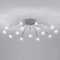 Opulent Star-Globe glass Ceiling Light