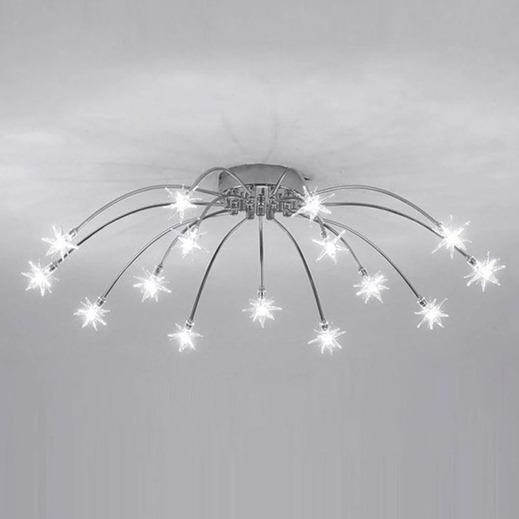 Opulent Star-Globe glass Ceiling Light