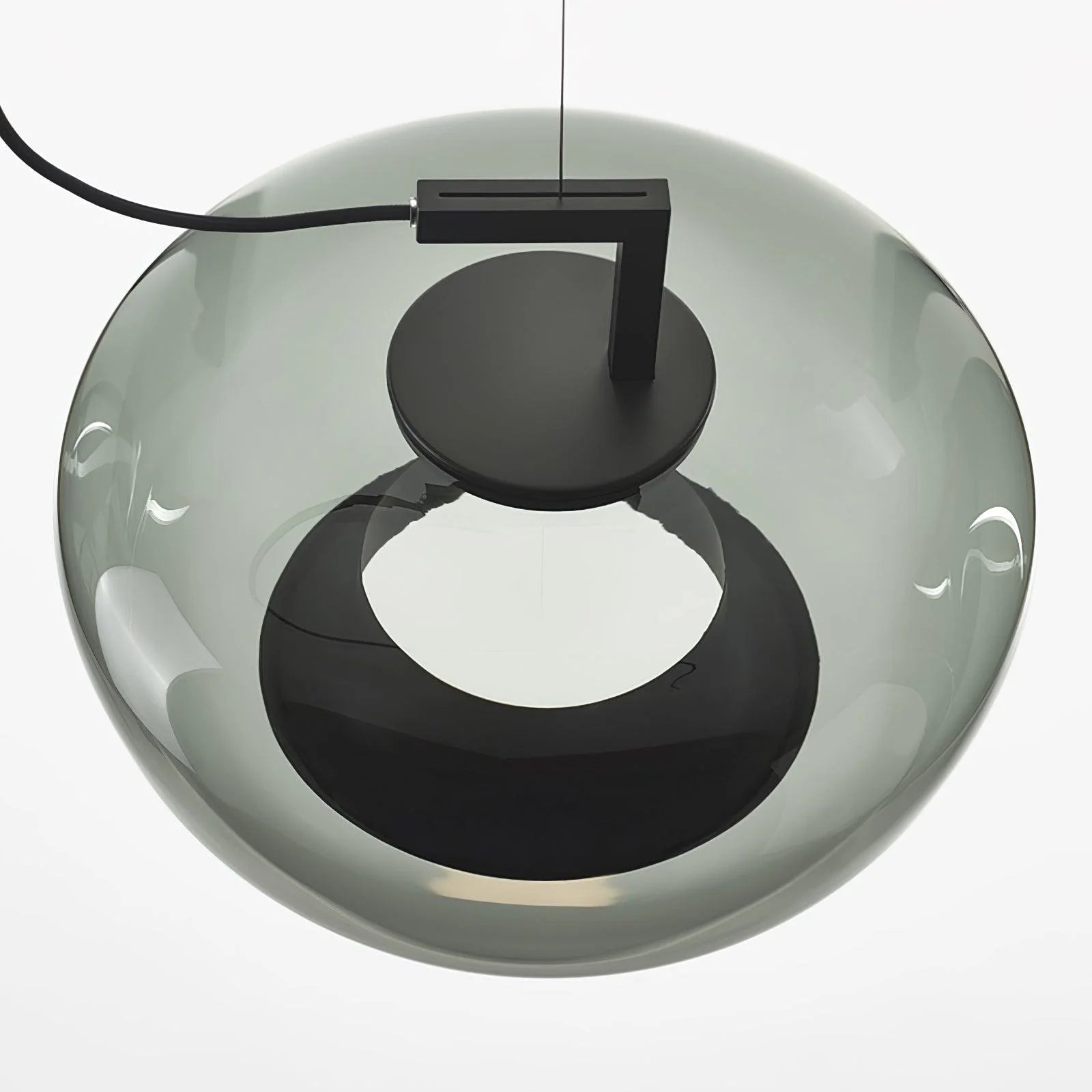 Suspension contemporaine en verre soufflé