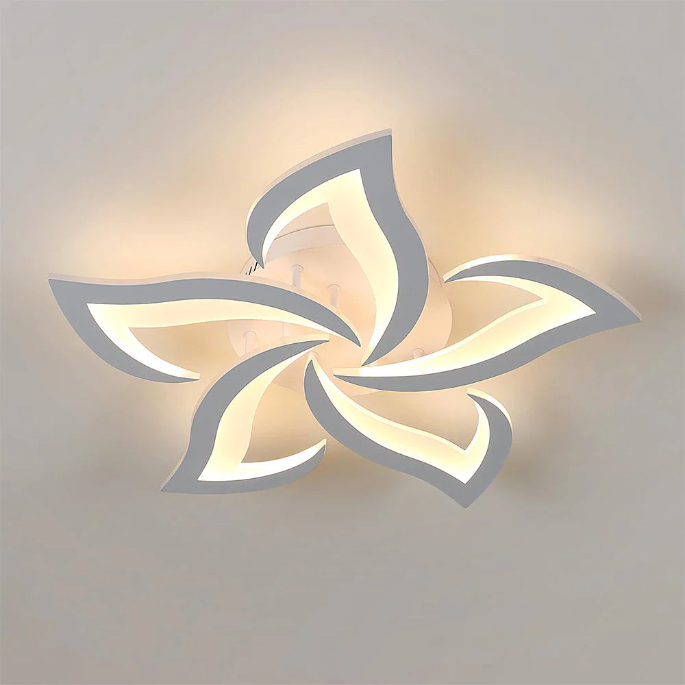 Moderne kreativ blomsterformloftlys