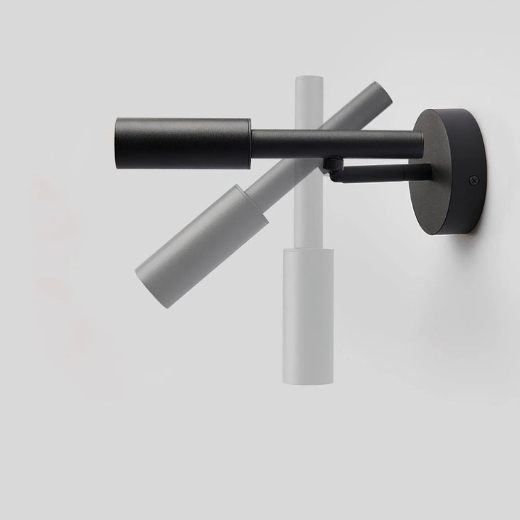 Minimalistisk Cylinder Iron Væglampe