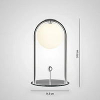 Moderne luksusbedskabsbordlampe