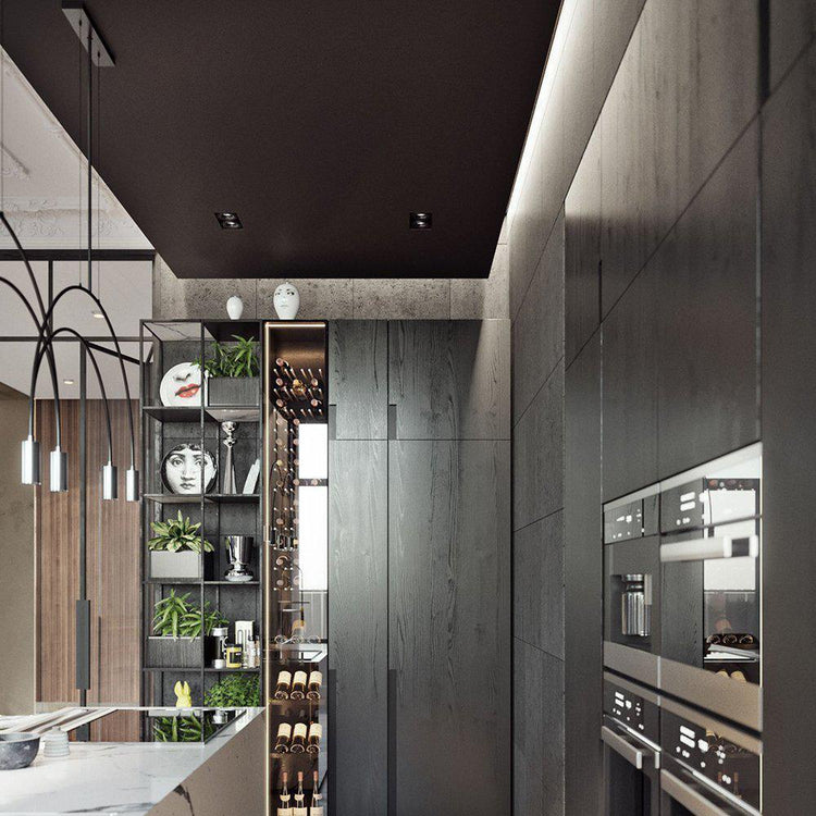 Minimalist Arc Iron Pendant Light