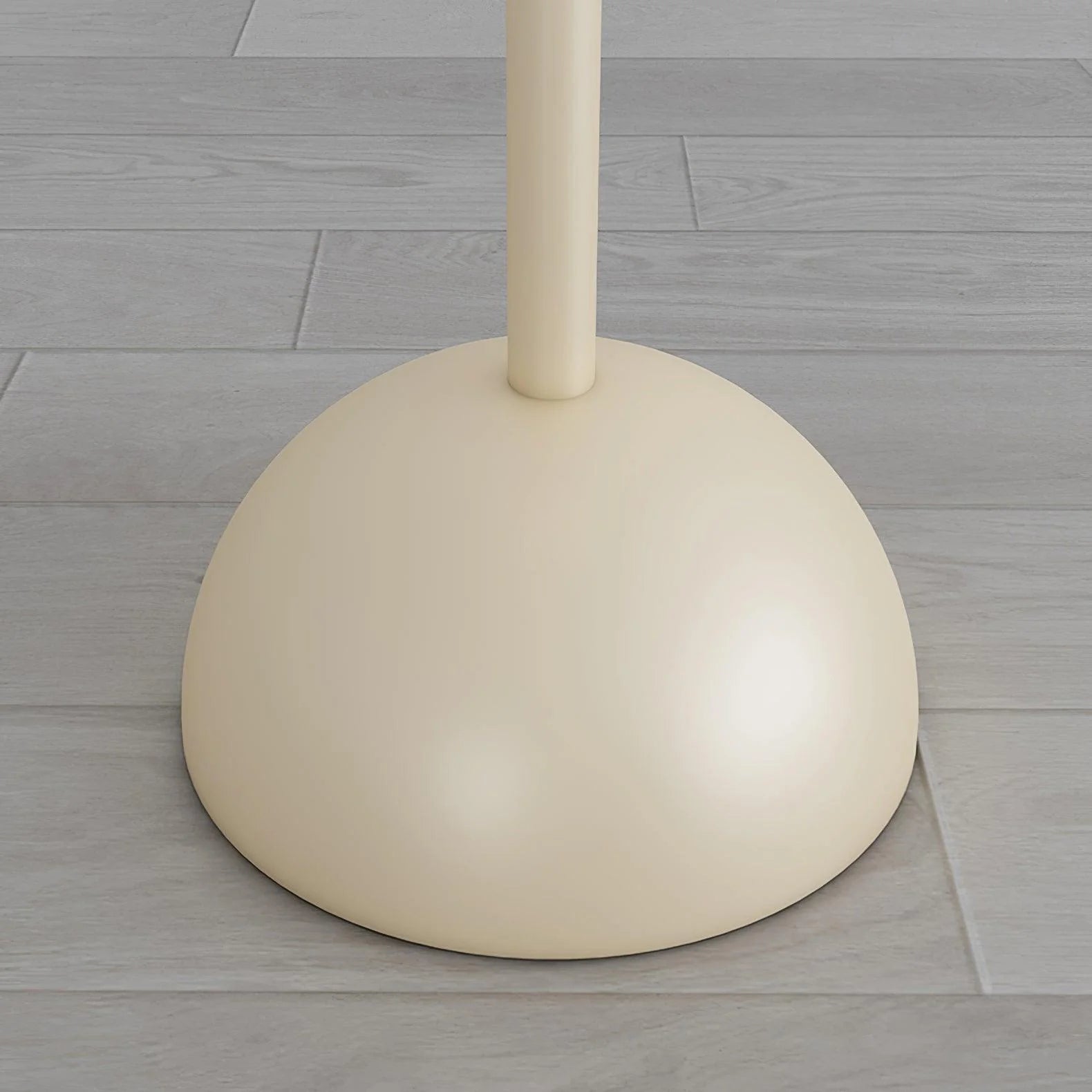 Lampadaire crème minimaliste et créatif avec boutons de fleurs