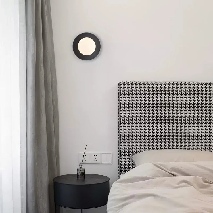 Moderne Cirkulær Ring Glas Væglampe