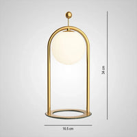 Moderne luksusbedskabsbordlampe