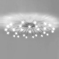 Opulent Star-Globe glass Ceiling Light