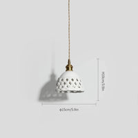 Gitter glød pendellys