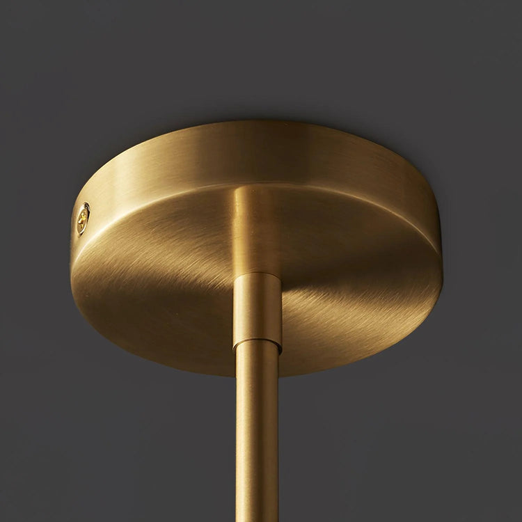 Moderne forgrenet mønster glaskugle lysekrone