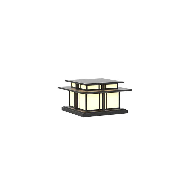 Retro Square Stainless Steel Outdoor Light