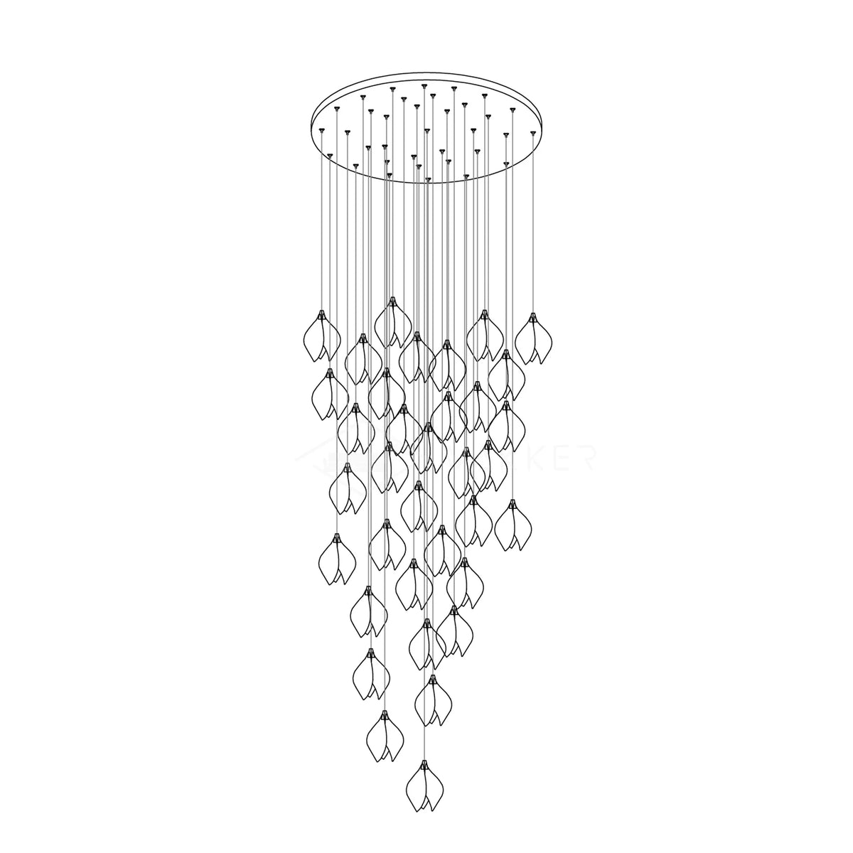 Starlight Petal pendel Light