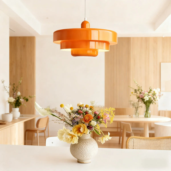 Medieval Retro Three-Tier Iron Pendant Light