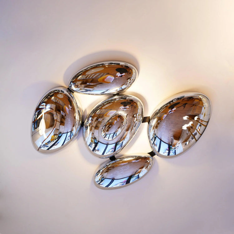 Trendy Pebble Metal Ceiling Light